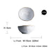 Irregular ceramic tableware Crimson Medea