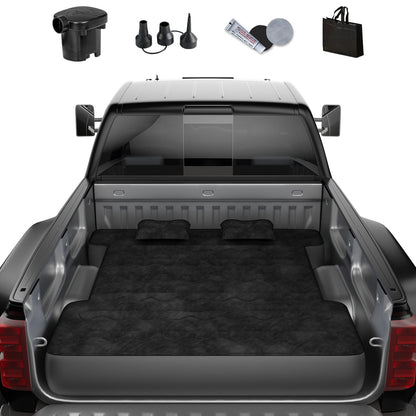 Truck Bed Air Mattress Inflatable Air Mattress For 5.5-5.8ft Short Truck Pickup Air Mattress For Camping Outdoor Bed Mattress For Travel Quick Inflation Mattress With Carry Bag Pink Lucy