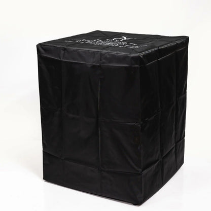 FlameHaven™ – Wicker Propane Fire Pit Column with Glass Wind Guard US Carmine Juneberry