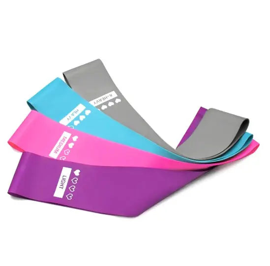 Resistance Bands Sealing Elastic Booty Sport Bodybuilding Rubber Band For Fitness Gym Leagues Equipment Sports Mini Yoga Pink Lucy