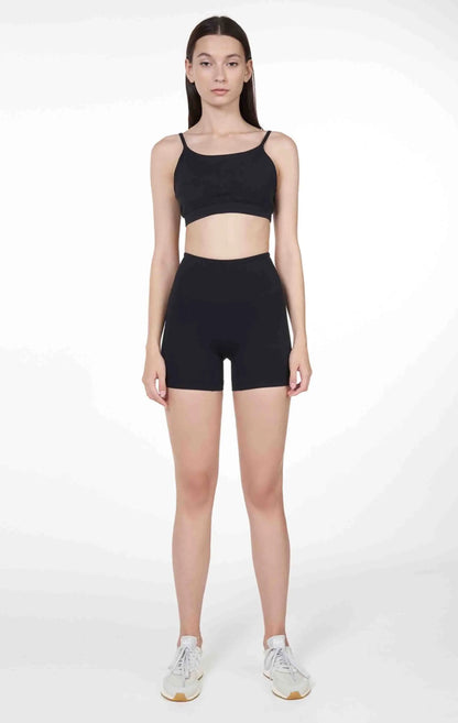 Hybrid Cloudlux Shorts High Waist (tight) - Stone Grey Lemon Molly