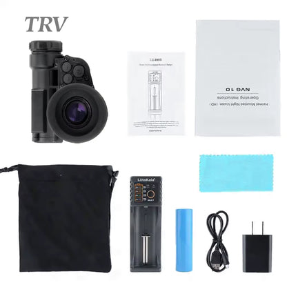 NVG10 Digital Night Vision Goggles Head Mount with Video Recording Functions Ultra-Clear Night Vision Monocular