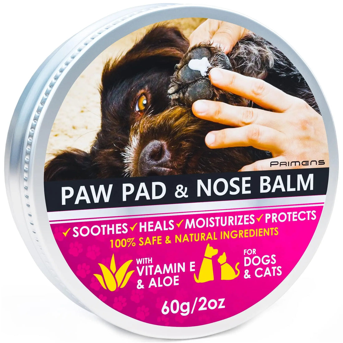 Natural Dog Paw Balm Dog Paw Protection for Hot Pavement Dog Paw Wax Periwinkle Eros