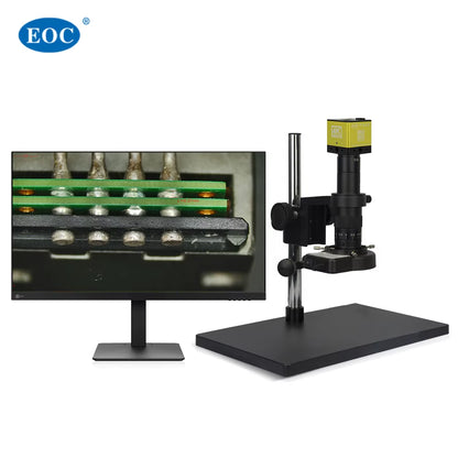 EOC 4K Ultra HD Industrial Electron Monocular Drawtube with LED Light Source Attractive Digital Price Microscope