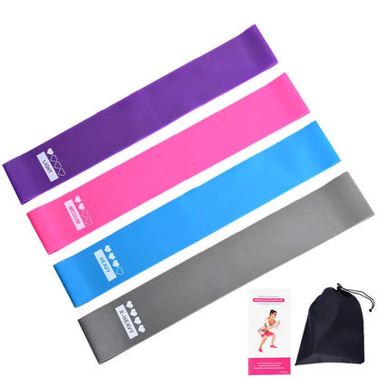 Resistance Bands Sealing Elastic Booty Sport Bodybuilding Rubber Band For Fitness Gym Leagues Equipment Sports Mini Yoga Pink Lucy