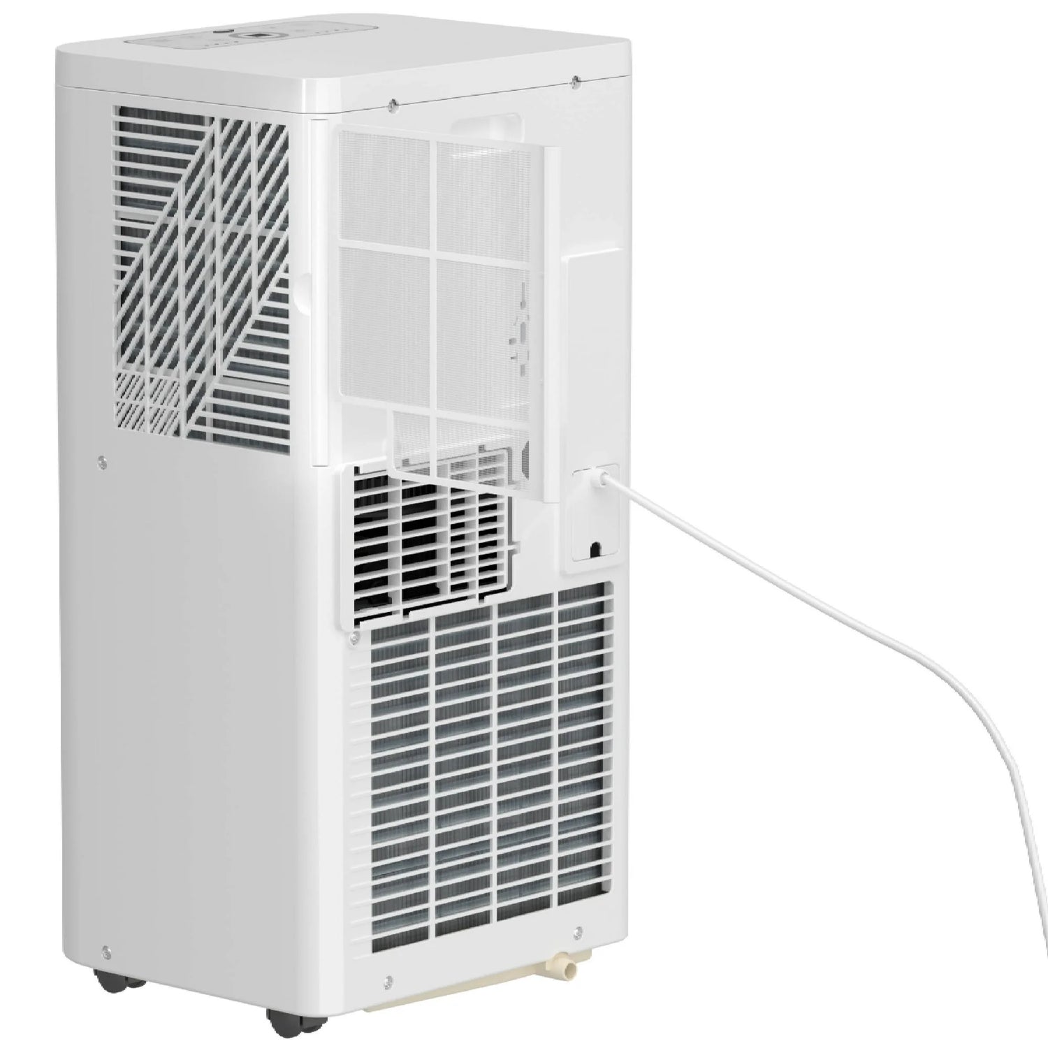 Portable Air Conditioner 8000 BTU Ashrae, 3-In-1 Portable AC, Dehumidifier &amp; Fan with 24-Hour Timer/Remote Control/Windows Kit (White)