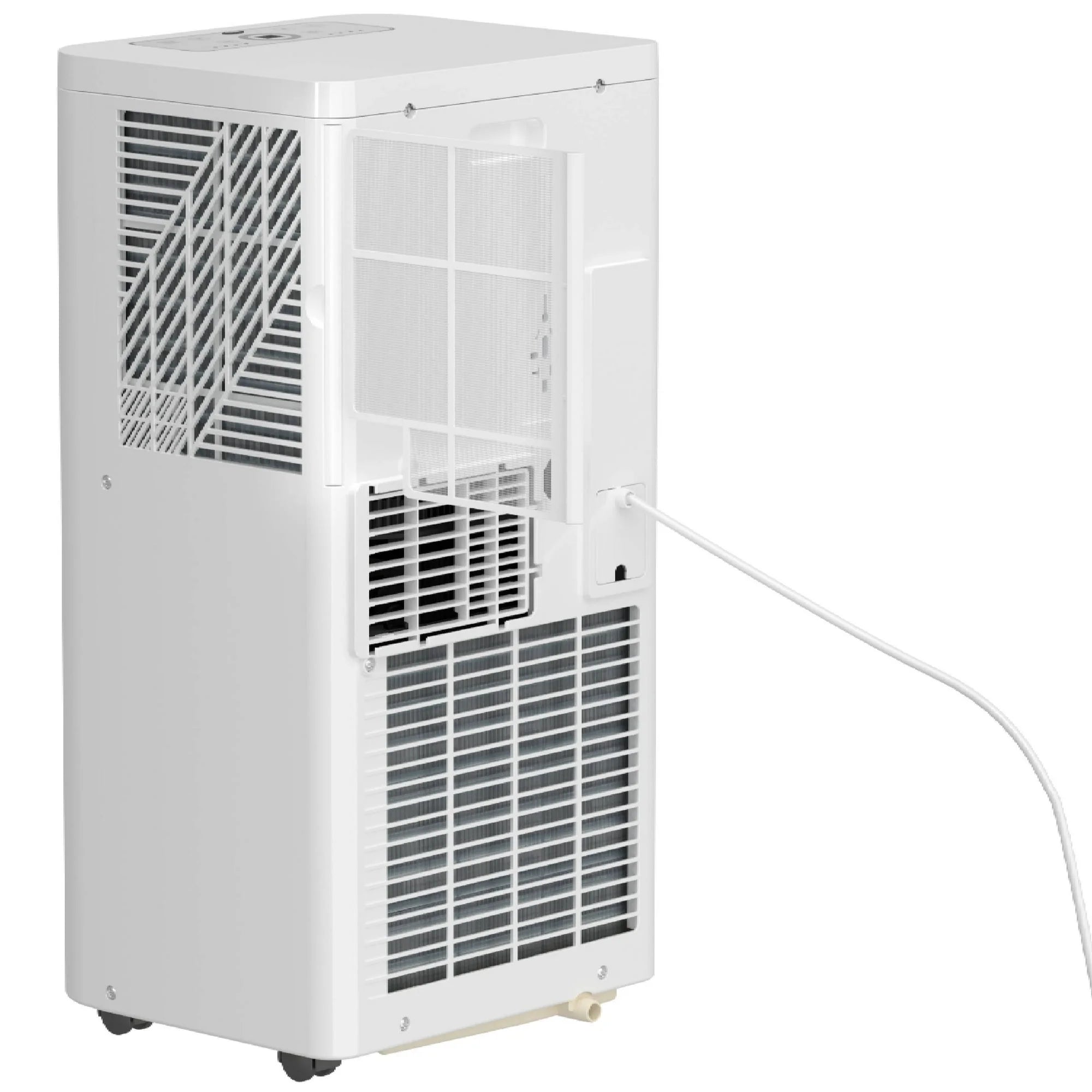 Portable Air Conditioner 8000 BTU Ashrae, 3-In-1 Portable AC, Dehumidifier &amp; Fan with 24-Hour Timer/Remote Control/Windows Kit (White)