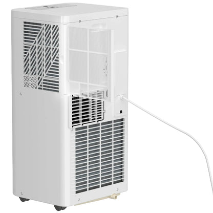 Portable Air Conditioner 8000 BTU Ashrae, 3-In-1 Portable AC, Dehumidifier &amp; Fan with 24-Hour Timer/Remote Control/Windows Kit (White)