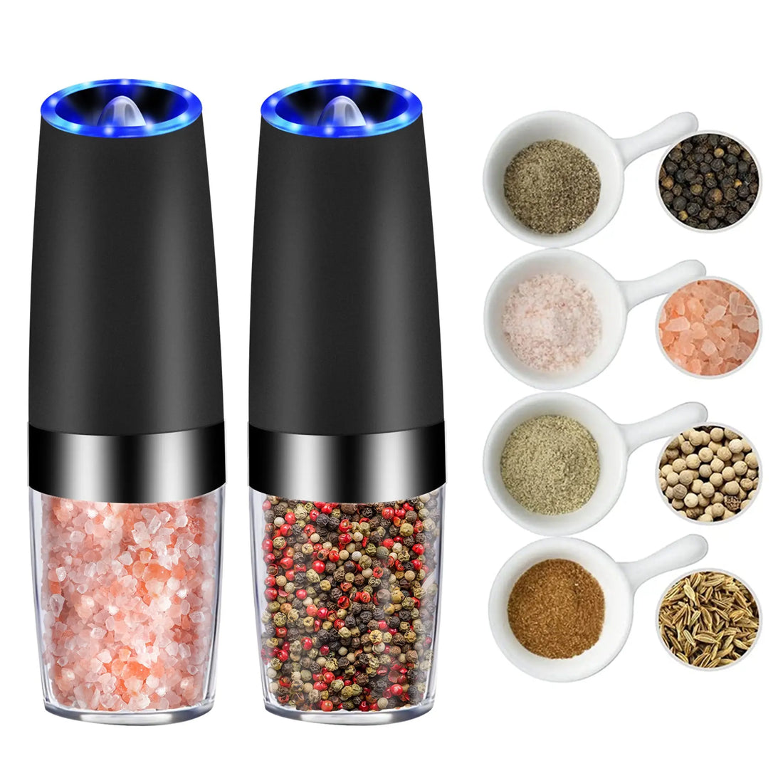 Electric Gravity Sensor Automatic Pepper Grinder Kitchen Tools Pink Iolaus