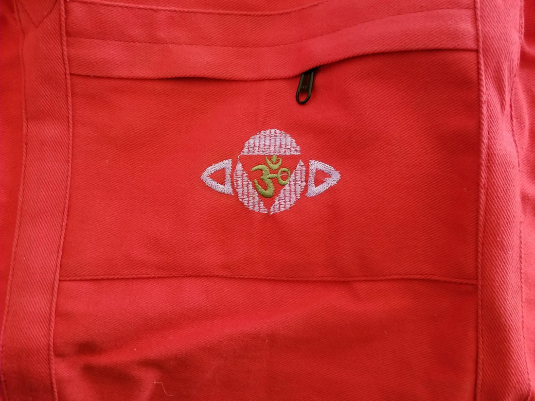 Yoga Kit Bag - OMSutra Chakra Yoga  Kit Bag Alabaster