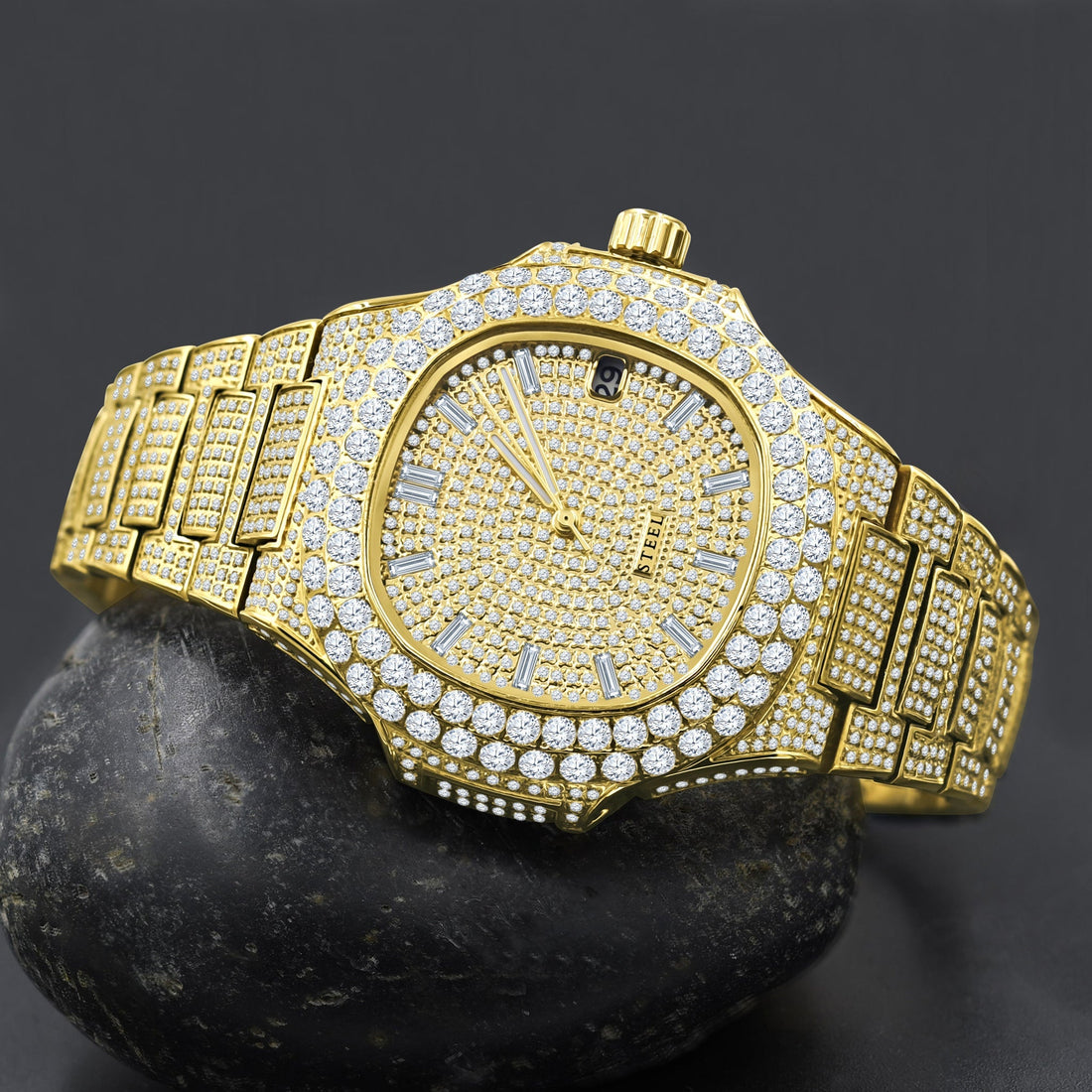 LORD STEEL CRYSTAL WATCH | 530662 Lilac Quartz
