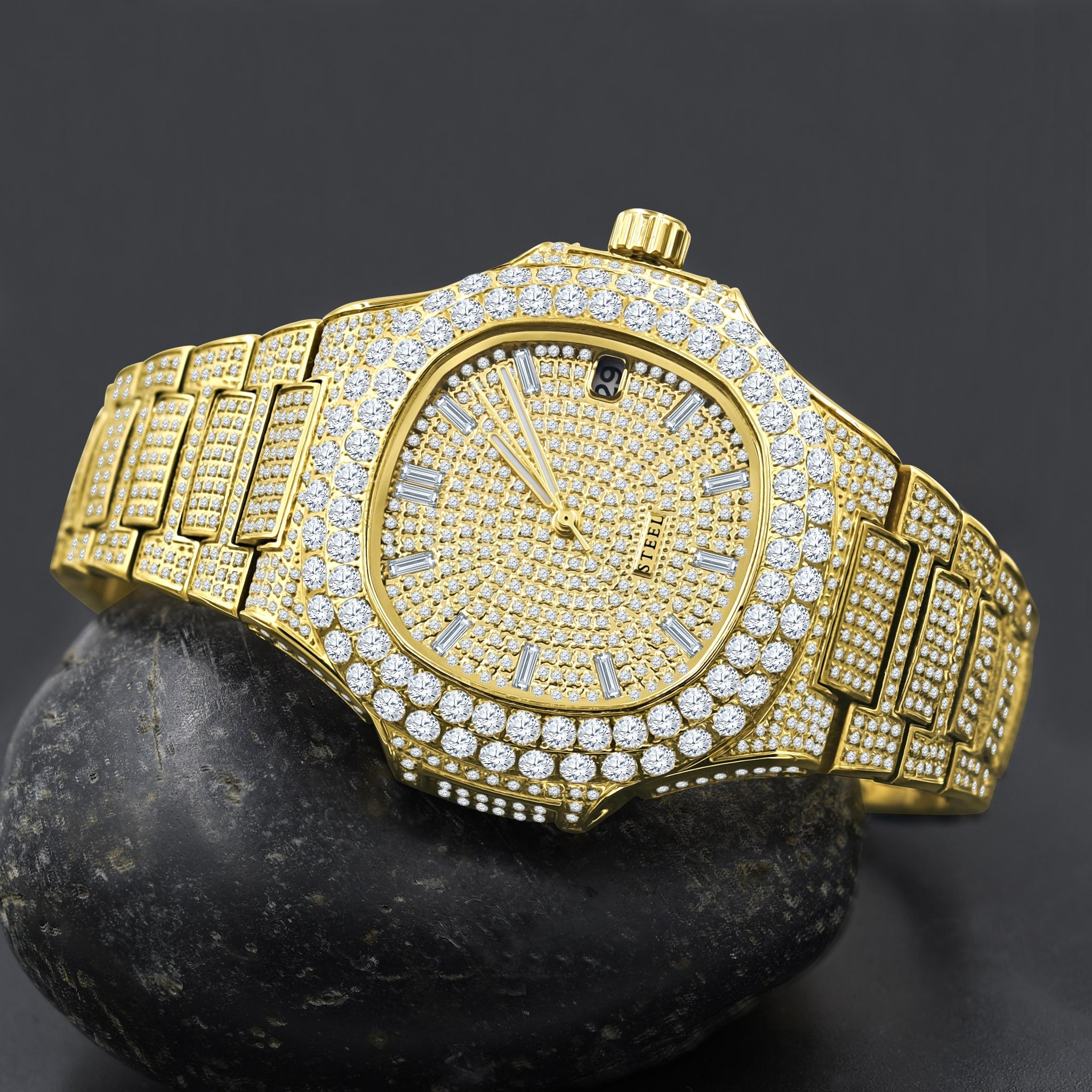 LORD STEEL CRYSTAL WATCH | 530662 Lilac Quartz