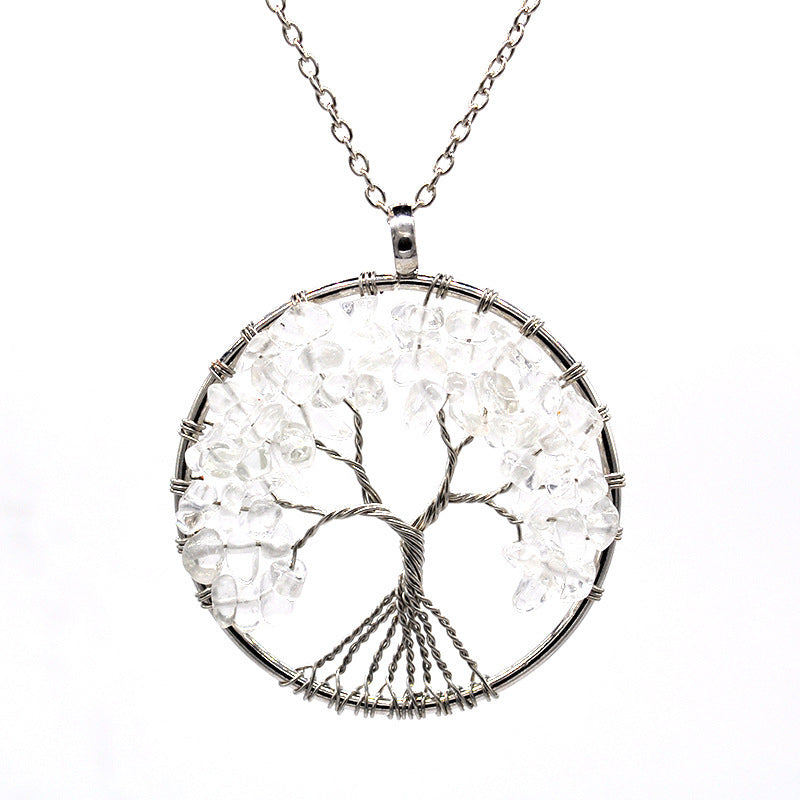 Kabala Life Tree necklace Pink Lucy