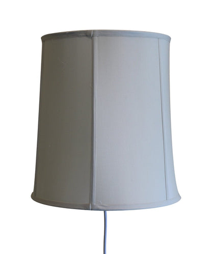 14&quot;W Floating Shade Plug-In Wall Light Eggshell Thulite