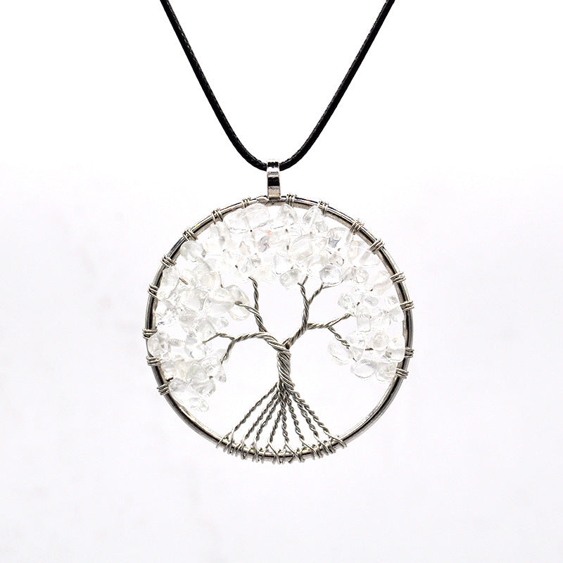 Kabala Life Tree necklace Pink Lucy