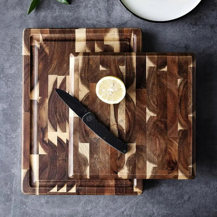 Kitchen Household Parquet Solid Wood Cutting Board Pink Lucy