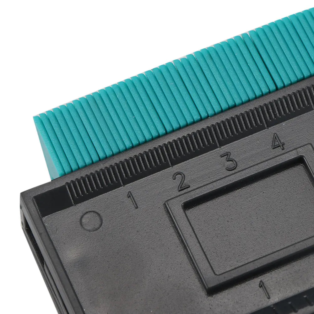 Contour Irregular Profile Measuring Gauge Ruler Teal Simba