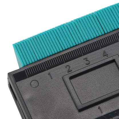 Contour Irregular Profile Measuring Gauge Ruler Teal Simba