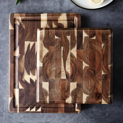 Kitchen Household Parquet Solid Wood Cutting Board Pink Lucy