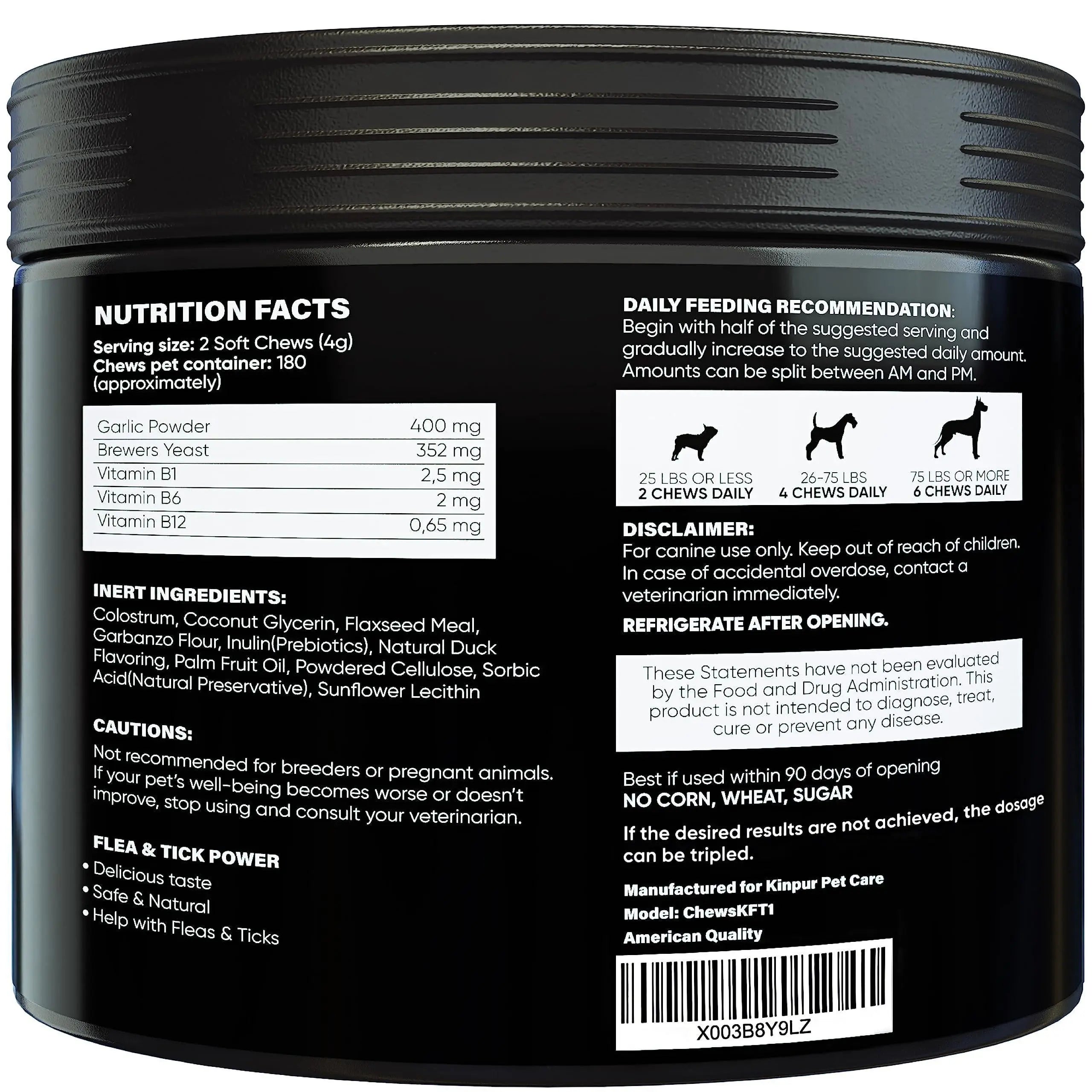 Flea and Tick Prevention Chewable for Dogs No Collars Needed Periwinkle Eros