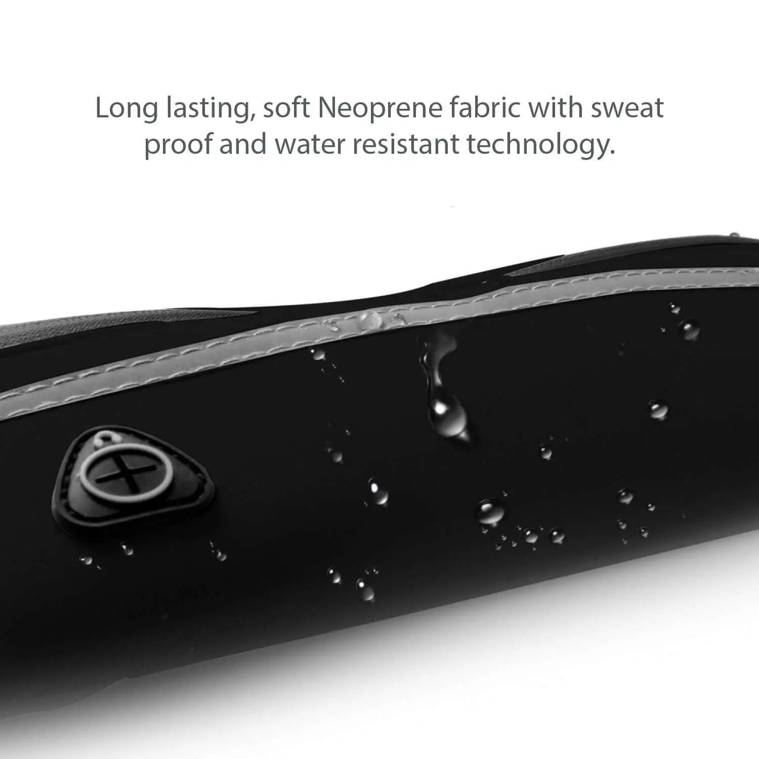 Velocity Water-Resistant Sports Running Belt and Fanny Pack for Outdoo Black Lavender