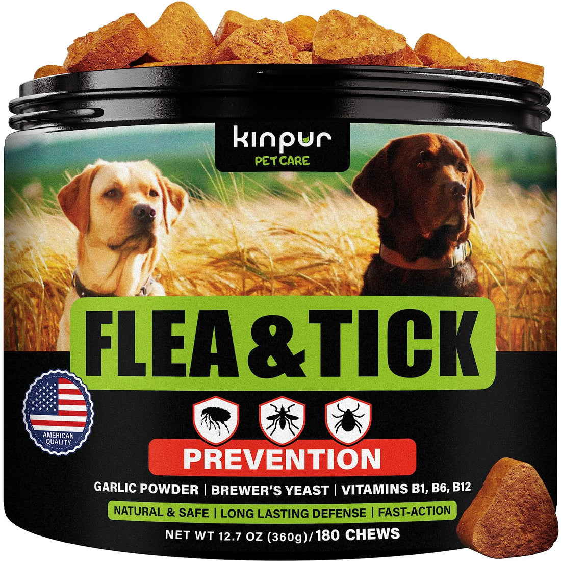 Flea and Tick Prevention Chewable for Dogs No Collars Needed Periwinkle Eros