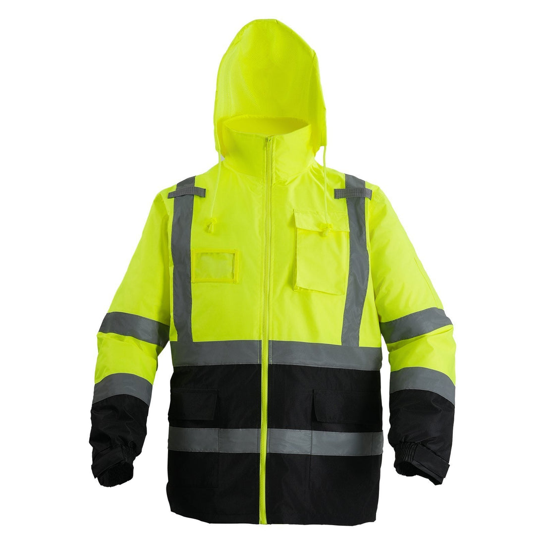 High Visibility Reflective Safety Jacket Waterproof Hoodie Pink Lucy