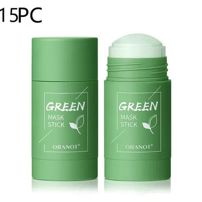 Green Tea Solid Mud Mask Moisturizing Deep Crimson Medea