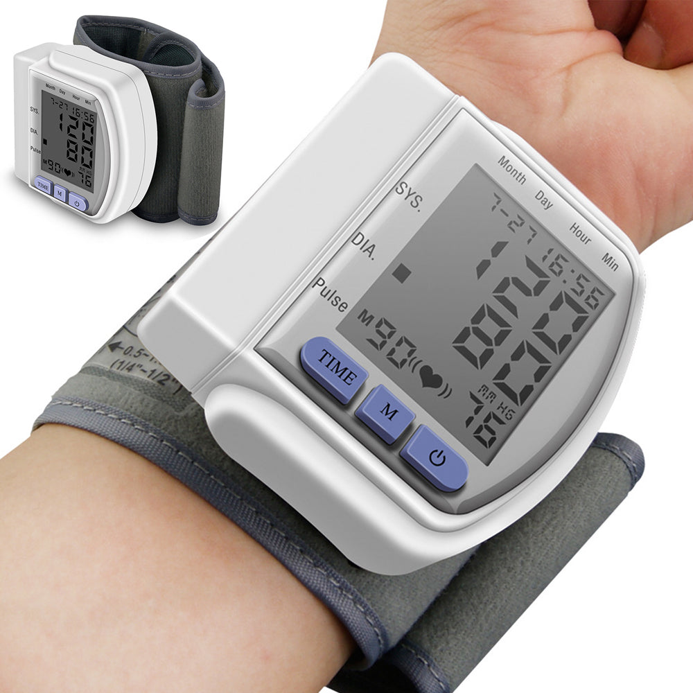 Aptoco Automatic Wrist Blood Pressure Monitor BP Cuff Gauge Heart Rate Pink Iolaus