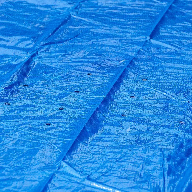New Swimming Pool Cover 183CM Blue Cloth Round Mat Maroon Asteria