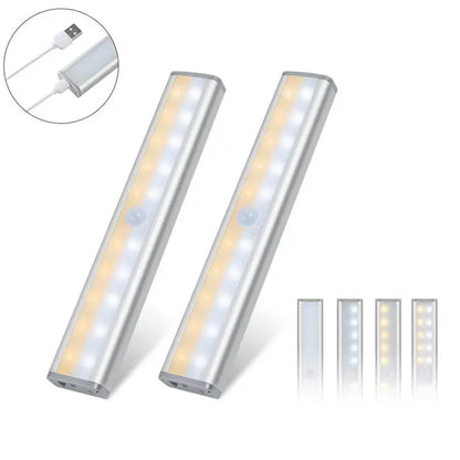 Let There Be Light 20 Motion LED Lights Rechargeable Battery Salmon Lucky