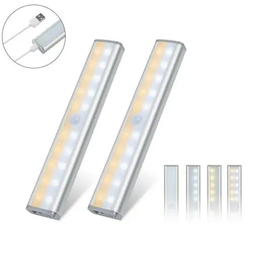 Let There Be Light 20 Motion LED Lights Rechargeable Battery Salmon Lucky