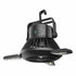 Solar Camping Light Foldable Fan Hanging Hook Rechargeable Maroon Asteria
