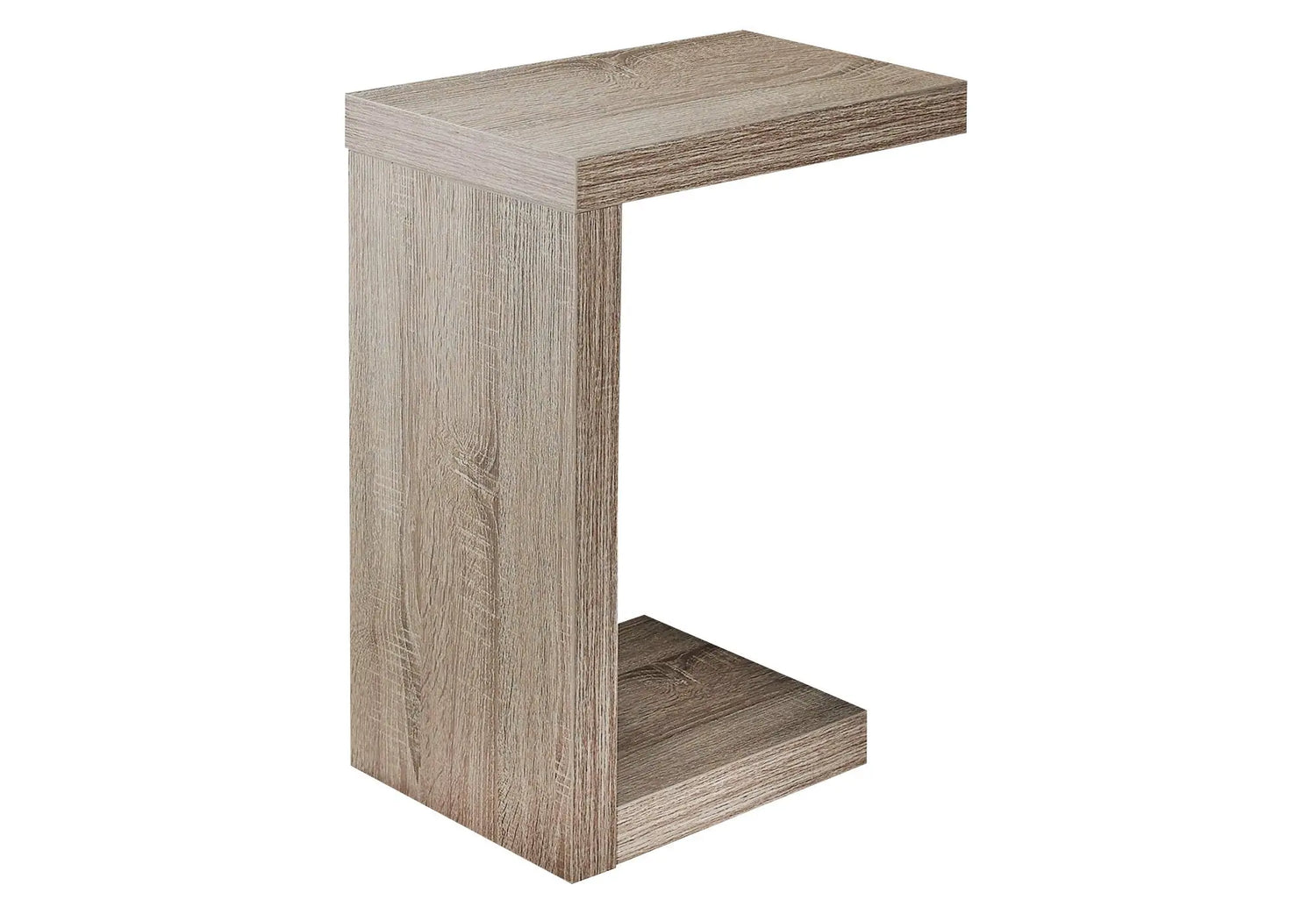 11.5&quot; x 18&quot; x 24&quot; White Hollow Core Particle Board  Accent Table Jade