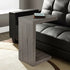11.5" x 18" x 24" White Hollow Core Particle Board  Accent Table Jade