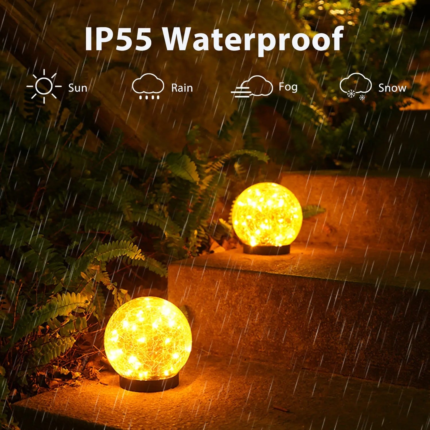 Outdoor Solar Crack Bottle 20 Light Waterproof Decoration Light Pink Iolaus