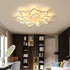 LED Dimmable Ceiling Light Modern Flower Shape Ceiling Lamp Fixture Living Room Bedroom Children&