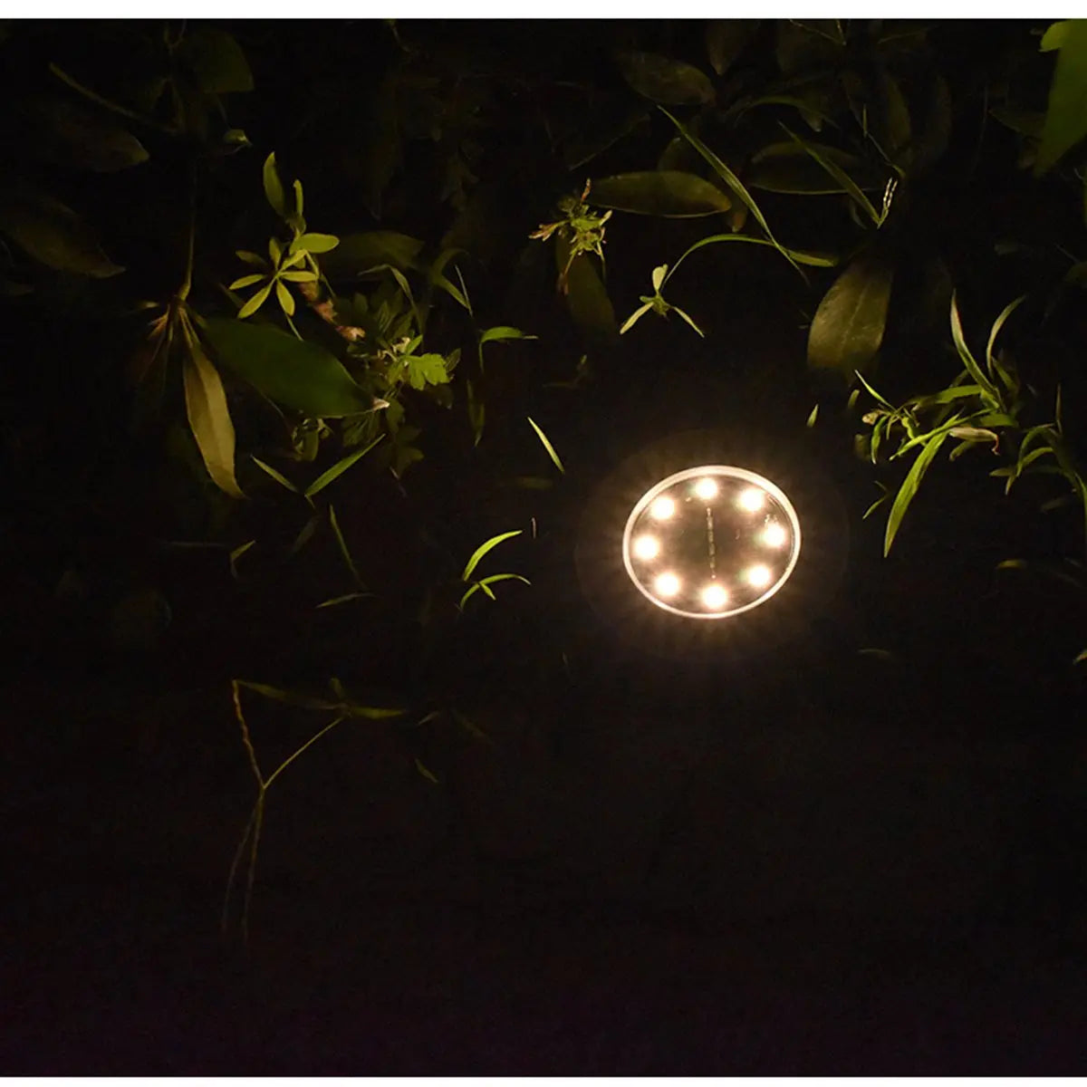 4/8 LEDs Solar Powered Buried Light Outdoor Pathway Garden Decking Pink Iolaus