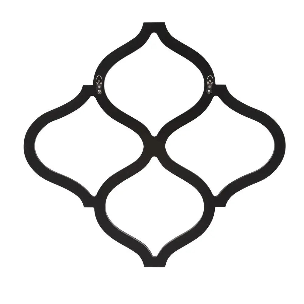 Interlocking Mirrored Curved Shapes With Beveled Edge White Diomedes