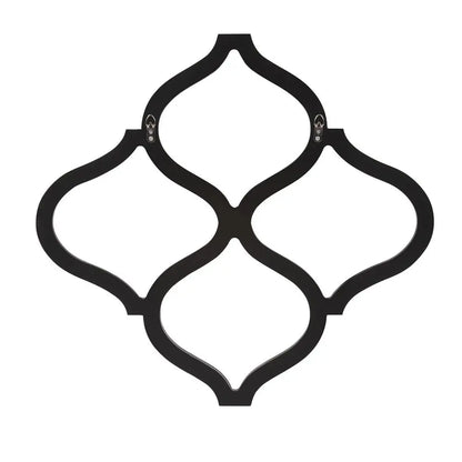 Interlocking Mirrored Curved Shapes With Beveled Edge White Diomedes