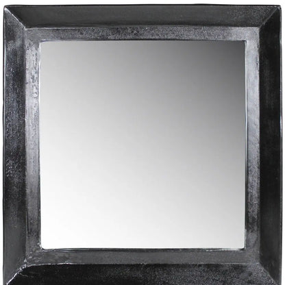 27&quot; Silver Framed Accent Mirror White Diomedes