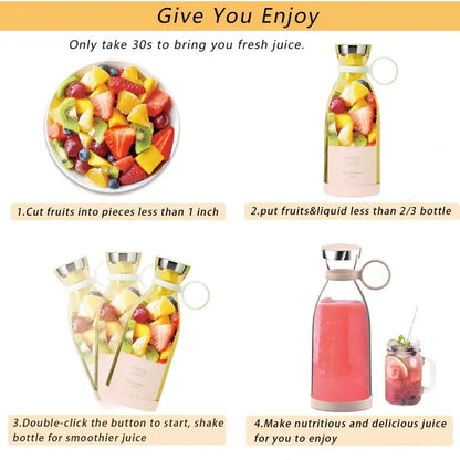 Portable On The Go Juicer Blender Yellow Pandora
