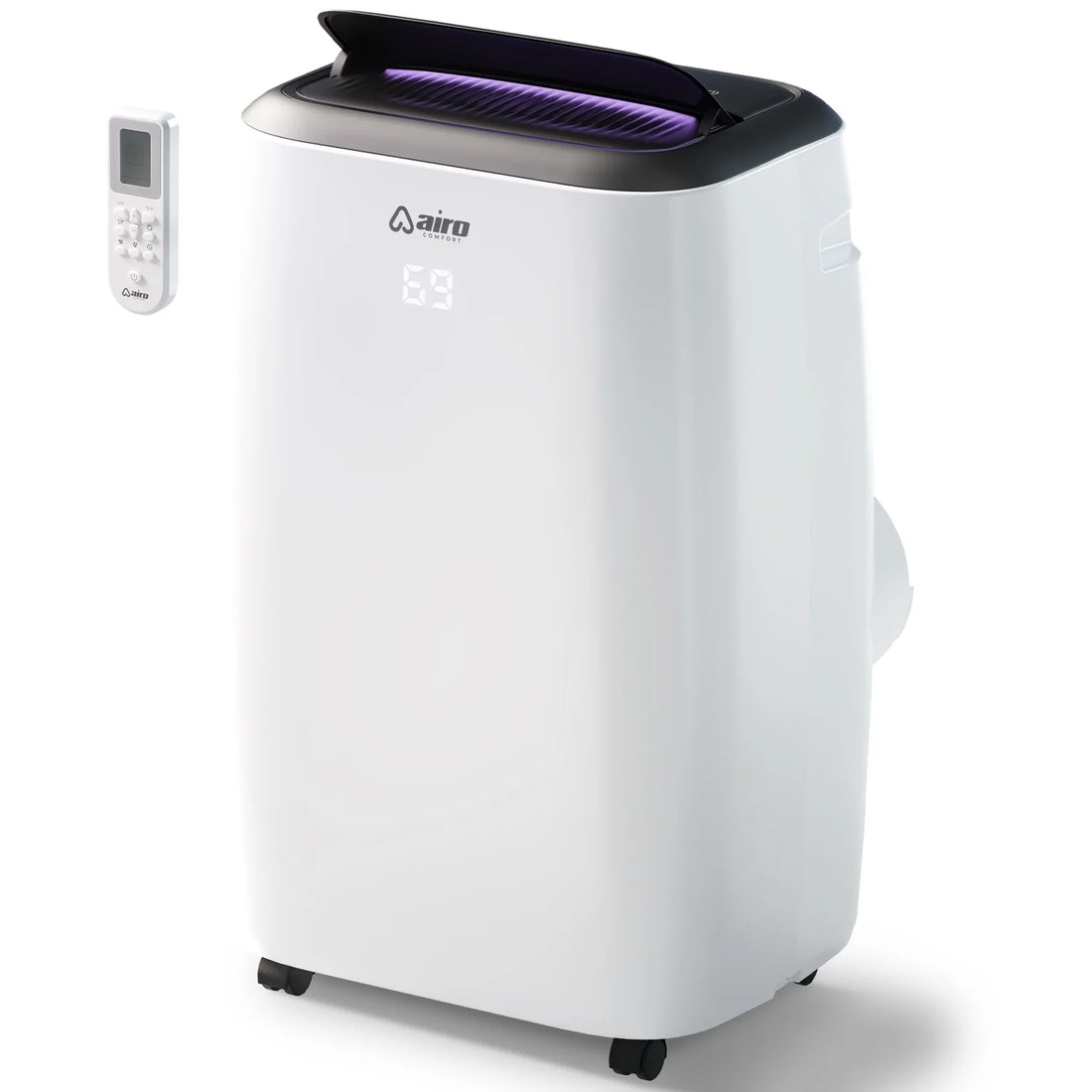 Airo Portable Air Conditioner 8000 BTU (6000 BTU DOE), Standing AC Unit with DIY Window Kit