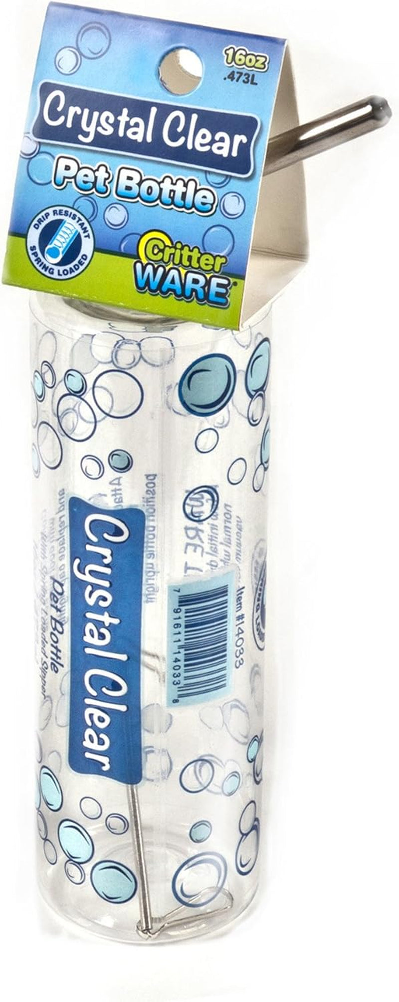 Crystal Clear Pet Water Bottle, 16 Oz