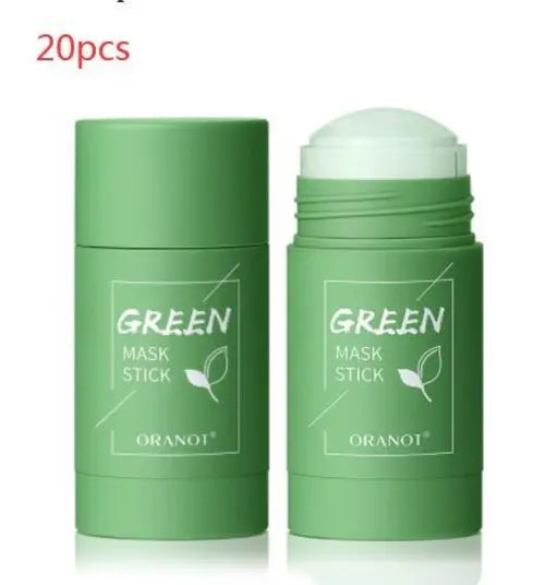 Green Tea Solid Mud Mask Moisturizing Deep Crimson Medea