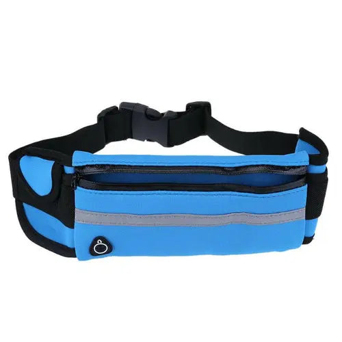 Velocity Water-Resistant Sports Running Belt and Fanny Pack for Outdoo Black Lavender
