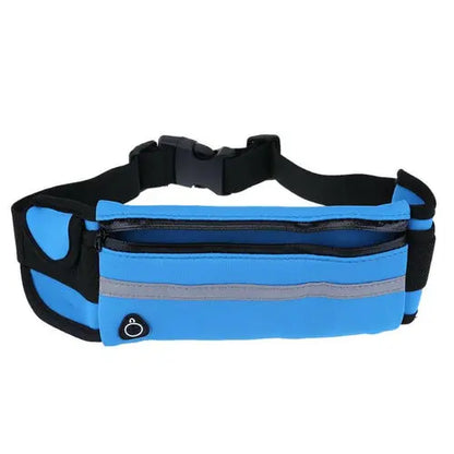 Velocity Water-Resistant Sports Running Belt and Fanny Pack for Outdoo Black Lavender