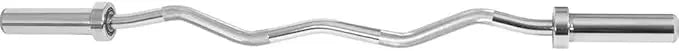 Olympic Super Curl Barbell 47 Inch - Heavy-Duty EZ Curl Bar with 200 Lemon Odysseus