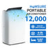 Portable Air Conditioners 12000 BTU, Room Air Conditioning Portable for Room, 24H Timer, 5-In-1 Quiet AC Unit as Cooler Dehumidifier Fan, Remote Control Window Kit Included