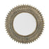 13" Antiqued Gold Sunburst Resin Framed Accent Mirror White Diomedes